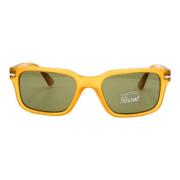 Transparante gele rechthoekige zonnebril Persol , Yellow , Heren