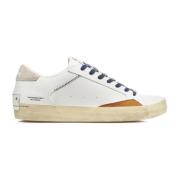 Vernielde Contrast Sneakers Crime London , White , Heren