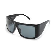 Zwarte Attico50 C1 SUN Zonnebril Linda Farrow , Black , Dames