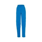 Turquoise stretch wollen Jagger broek The Attico , Blue , Dames