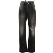 Grijze Jeans met 3,5 cm Hak The Attico , Gray , Dames