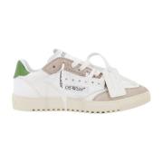 Canvas en Suede Sneakers Off White , White , Heren