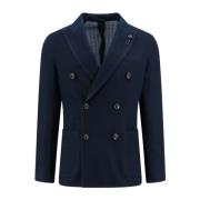 Iconische Katoenen Blazer Lardini , Blue , Heren