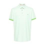 Groene Paisley Print Polo Shirt Etro , Green , Heren