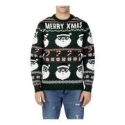 Heren Santa Crew Gebreide Trui Only & Sons , Green , Heren