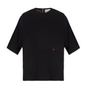 Oversized T-shirt Moschino , Black , Heren
