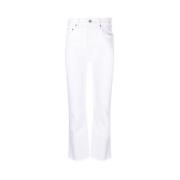 Isola Zip Denim Shorts Citizens of Humanity , White , Dames