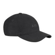 Geborduurde Logo Baseball Cap A.p.c. , Black , Dames