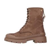 Lace-up Boots Xti , Brown , Dames