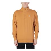 Bruine Sweatshirt met Rits New Balance , Brown , Heren