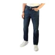 Heren Slim Fit Jeans in effen kleur Tommy Hilfiger , Blue , Heren