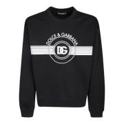 Zwarte Sweatshirt - Ultiem Comfort en Stijl Dolce & Gabbana , Black , ...