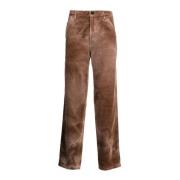 Geweven Broek Comme des Garçons , Brown , Heren