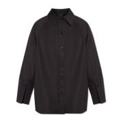 Evie katoenen shirt AllSaints , Black , Dames