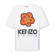 Katoenen T-shirt Kenzo , White , Heren