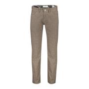 Bruin Geruite Denim Jeans Brax , Brown , Heren