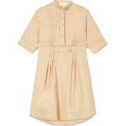 Santos Katoenen Jurk Sportmax , Beige , Dames