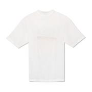 T-shirt met logo-print Balenciaga , White , Heren