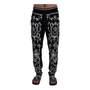 Barokpatroon sweatpants Dolce & Gabbana , Black , Heren