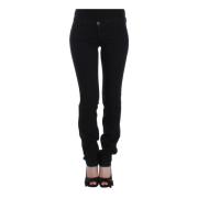 Zwarte Straight Leg Jeans met Logo Details Costume National , Black , ...