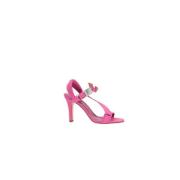 Roze Almond Teen Sandalen Manolo Blahnik , Pink , Dames