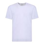 Wit Katoenen Ronde Hals T-Shirt Maison Margiela , White , Heren