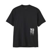 Sportief T-shirt met korte mouwen Y-3 , Black , Heren
