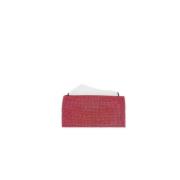 Rode Kristallen Mesh Schoudertas Benedetta Bruzziches , Red , Dames