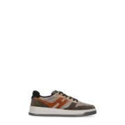 Multicolor Suède Leren Sneakers voor Heren Hogan , Multicolor , Heren