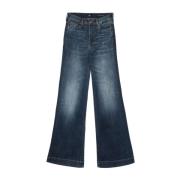 Blauwe Retro Jeans 7 For All Mankind , Blue , Dames