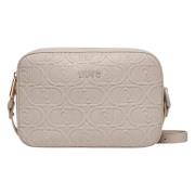 Geëmbosseerde Camera Case Cream Tassen Liu Jo , Beige , Dames