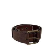 Pre-owned Leather belts Chloé Pre-owned , Brown , Dames
