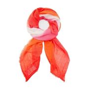 Gedrukte Oranje Sjaal voor Vrouwen Desigual , Orange , Dames