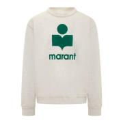 Mannen Crew Neck Sweatshirt Isabel Marant , Beige , Heren