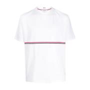 RWB Gestreept T-shirt Thom Browne , White , Heren