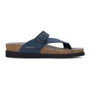 Flat Sandals Mephisto , Blue , Dames