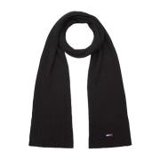 Zwarte Sjaal voor Dames voor Herfst/Winter Tommy Jeans , Black , Dames