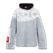 T-Ox-Hood-Ls hoodie Diesel , Gray , Heren