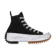 Zwarte Run Star Hike Sneakers Converse , Black , Dames