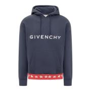 Relaxed Fit Hoodie Givenchy , Blue , Heren