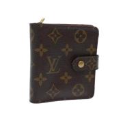 Pre-owned Canvas wallets Louis Vuitton Vintage , Brown , Dames