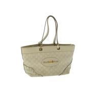 Pre-owned Canvas gucci-bags Gucci Vintage , White , Dames