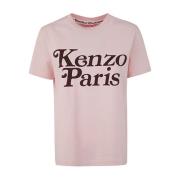 Stijlvolle Loose T-Shirt Kenzo , Pink , Dames