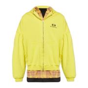 Gelaagde hoodie Balenciaga , Yellow , Heren