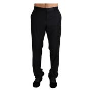 Zwarte formele smokingbroek Dolce & Gabbana , Black , Heren