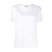 Witte T-shirts en Polos Jil Sander , White , Dames