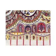 Zijden sjaal met Paisley-print en franjes Etro , Multicolor , Dames
