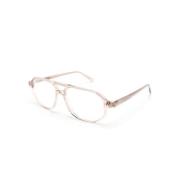 Gebrande Roze Optisch Frame Moscot , Pink , Dames