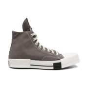 Grijze High-Top Canvas Sneakers Converse , Gray , Heren