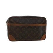 Pre-owned Canvas louis-vuitton-bags Louis Vuitton Vintage , Brown , Da...